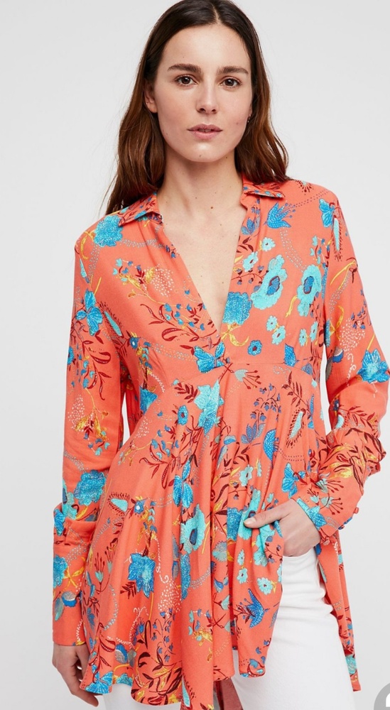 Free People Field of Butterflies Tunic